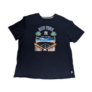 Vintage Single Stitch Tommy Bahama New York Yankees Tee Shirt MLB Baseball XXL